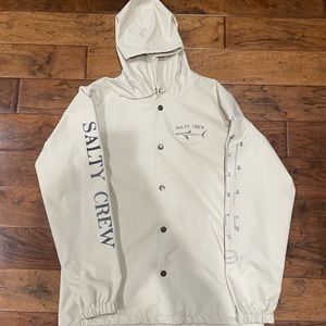 Salty Crew Beige Windbreaker (M)